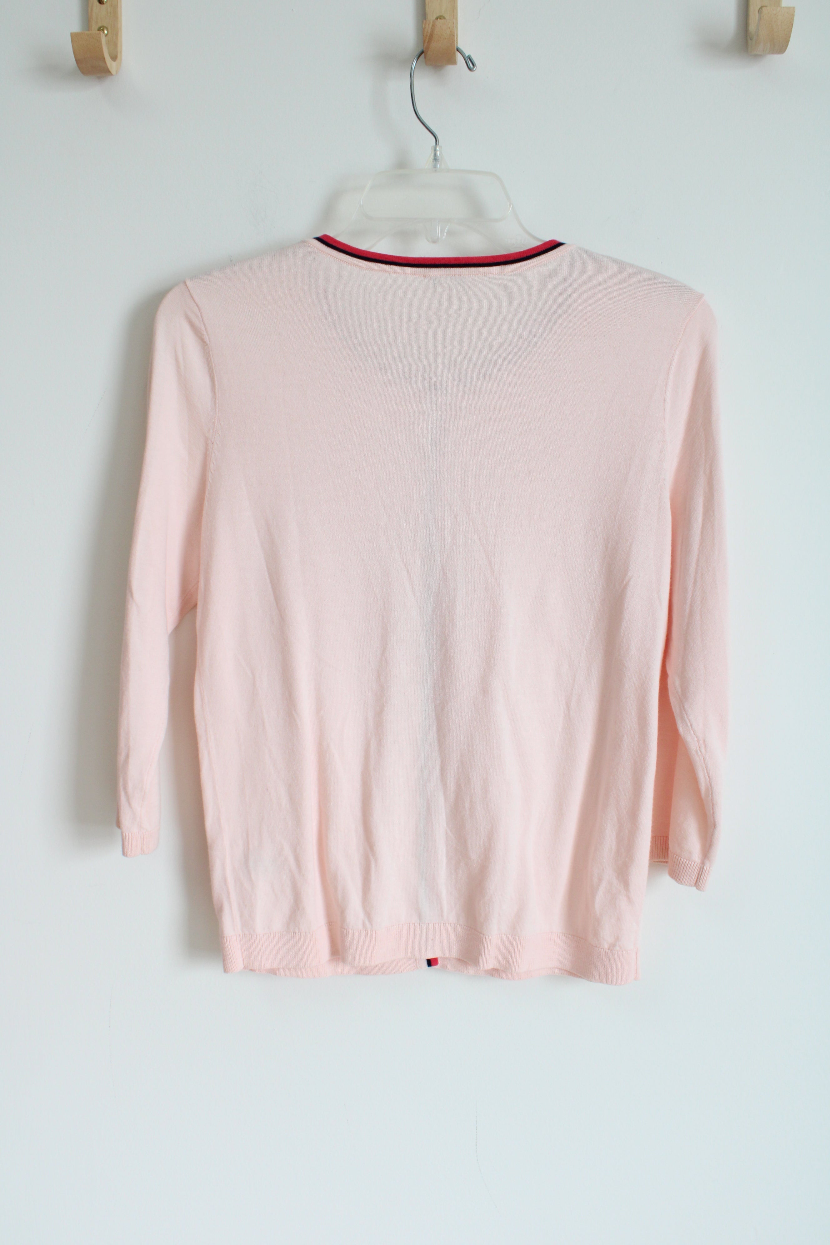 Talbots Light Pink Knit Cardigan | S Petite