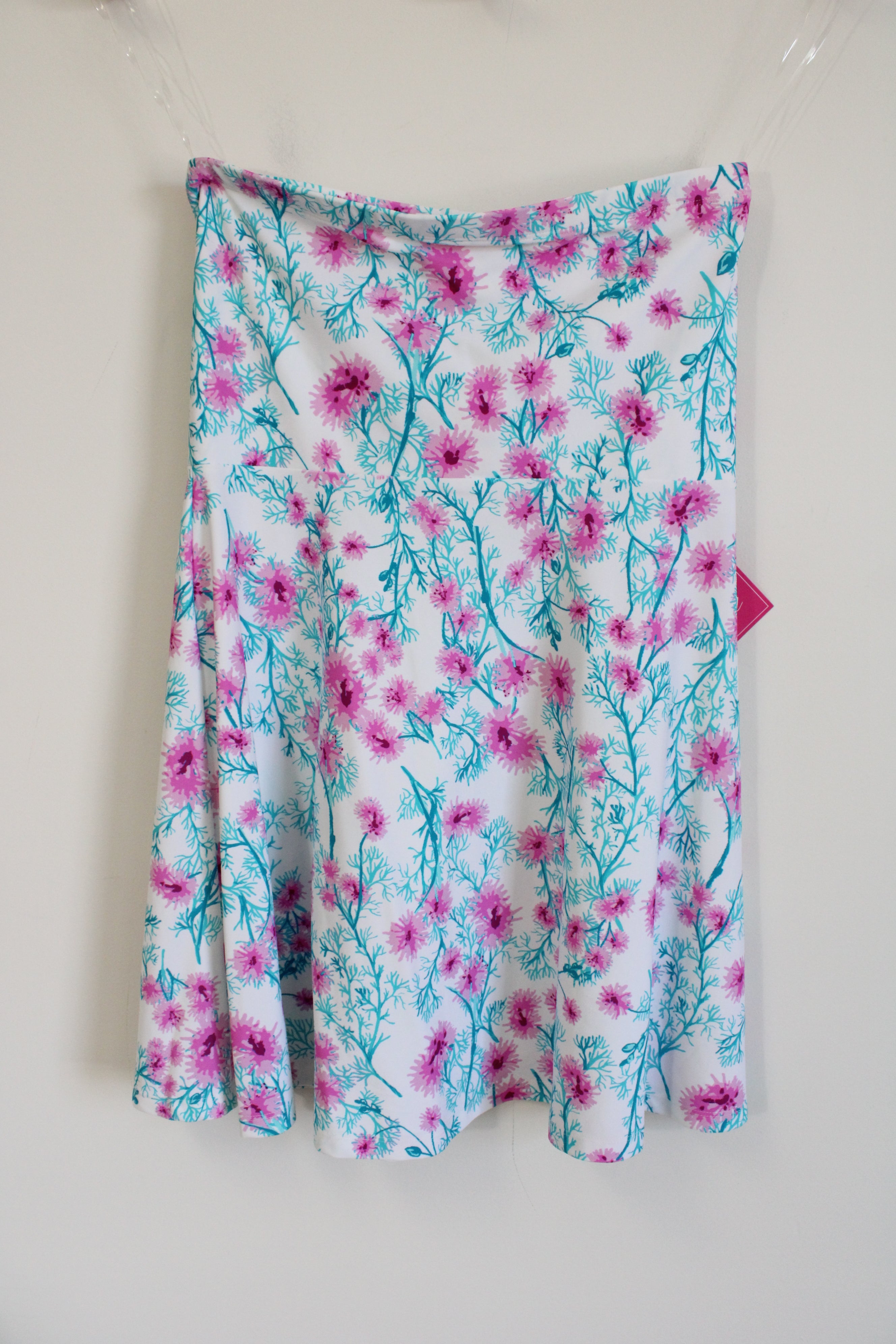 NEW Gingy's Blue Pink Floral Sleeveless Dress | XL