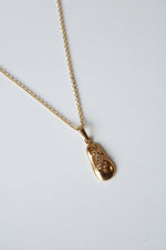 Xuping Gold Filled Oval Pendant Necklace