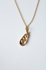 Xuping Gold Filled Oval Pendant Necklace