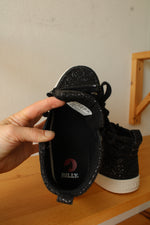 BILLY CS High Top Black Glitz Sneakers | 1Y