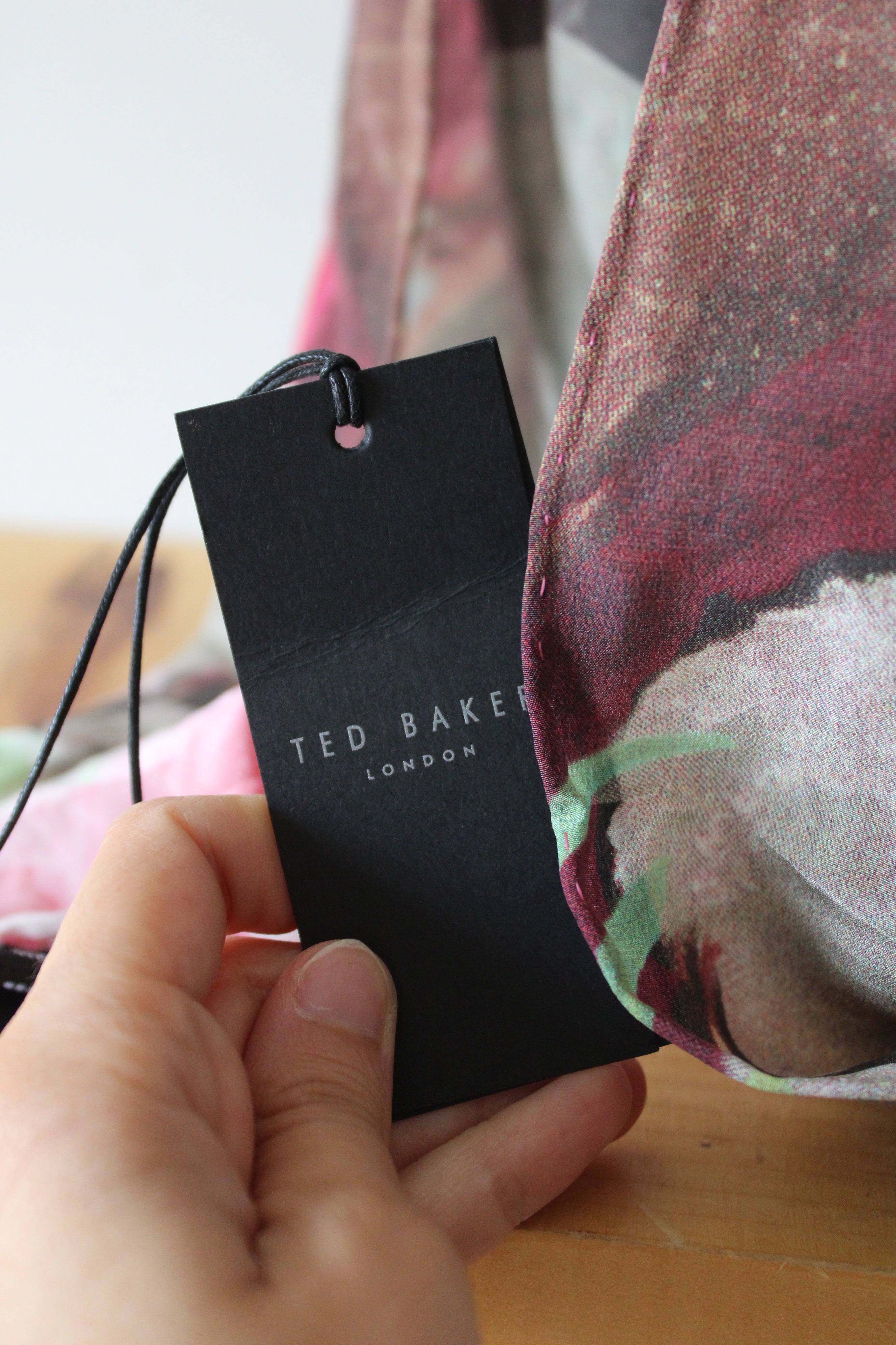 NEW Ted Baker Under The Sea Print Long Silk Scarf