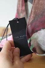 NEW Ted Baker Under The Sea Print Long Silk Scarf