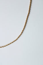 14K Yellow Gold Twist Chain Necklace