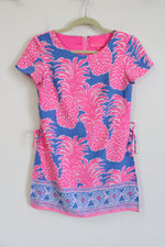 Lilly Pulitzer Blanca Pineapple Print Romper In Indigo | 00