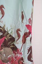 NEW Ted Baker Under The Sea Print Long Silk Scarf