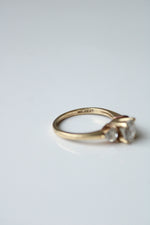 14K Yellow Gold CZ Ring | Size 6