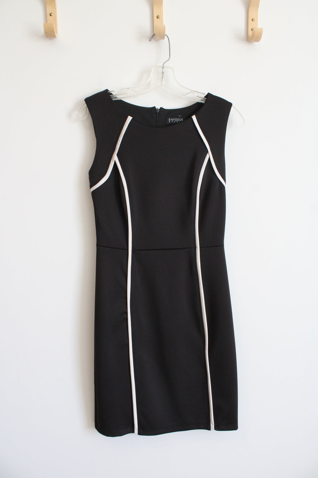 En Focus Studio Black White Trim Dress | 6