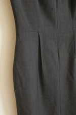 Calvin Klein Gray V-neck Sheath Dress | 2