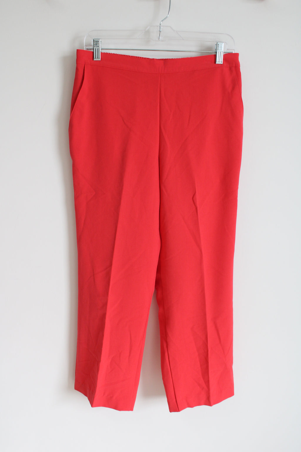 Alfred Dunner Coral Red Ankle Pant | 12 Petite