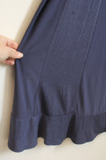 NEW R&M Richards Dusty Blue Shimmer Dress | 14P
