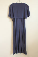 NEW R&M Richards Dusty Blue Shimmer Dress | 14P
