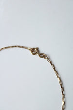 14K Yellow Gold Heart Rice Pearl Anklet