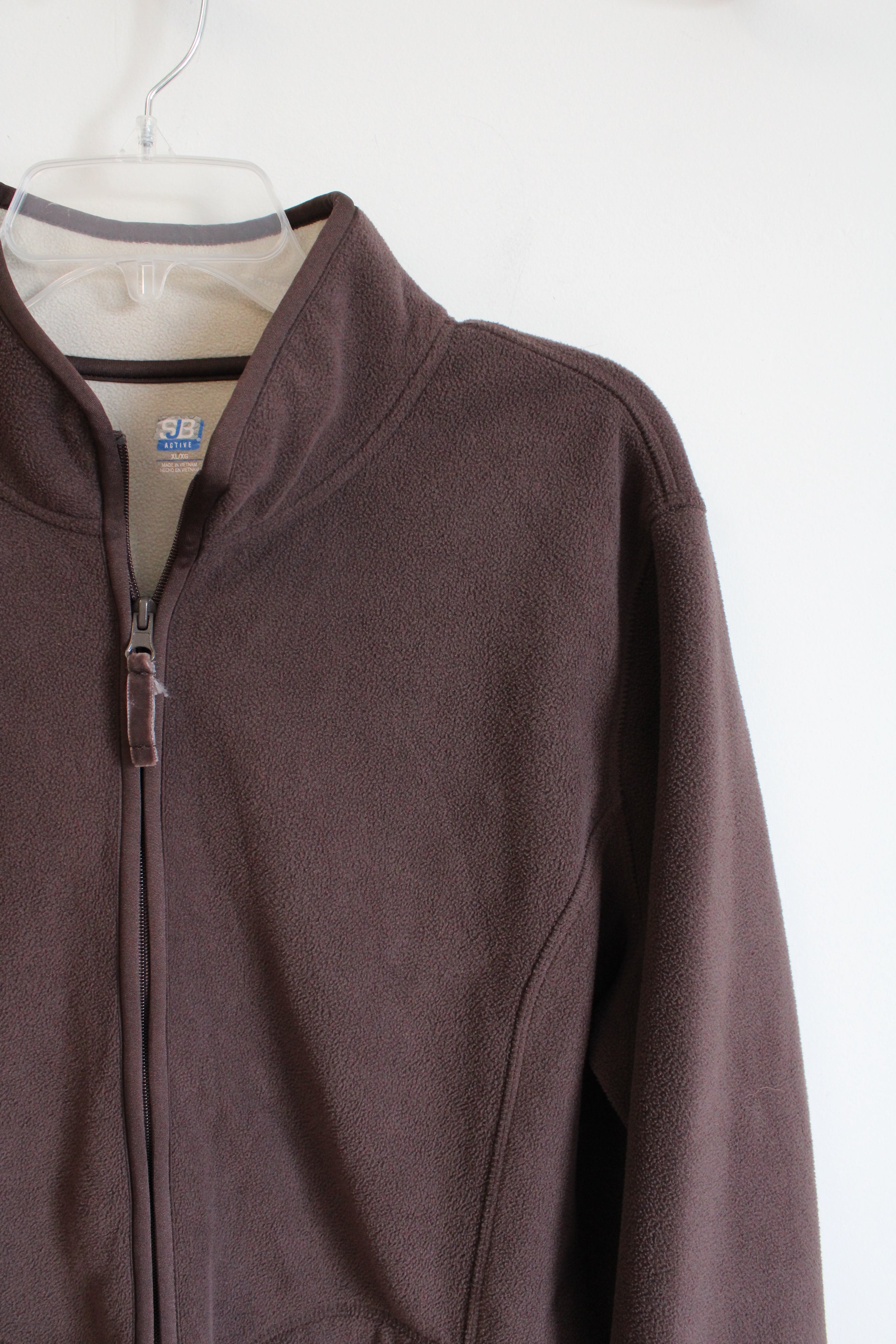 SJB Active Brown Fleece Zip-Up Jacket | XL – Jubilee Thrift