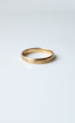14K Yellow Gold Wedding Band | Size 11