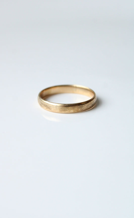 14K Yellow Gold Wedding Band | Size 11