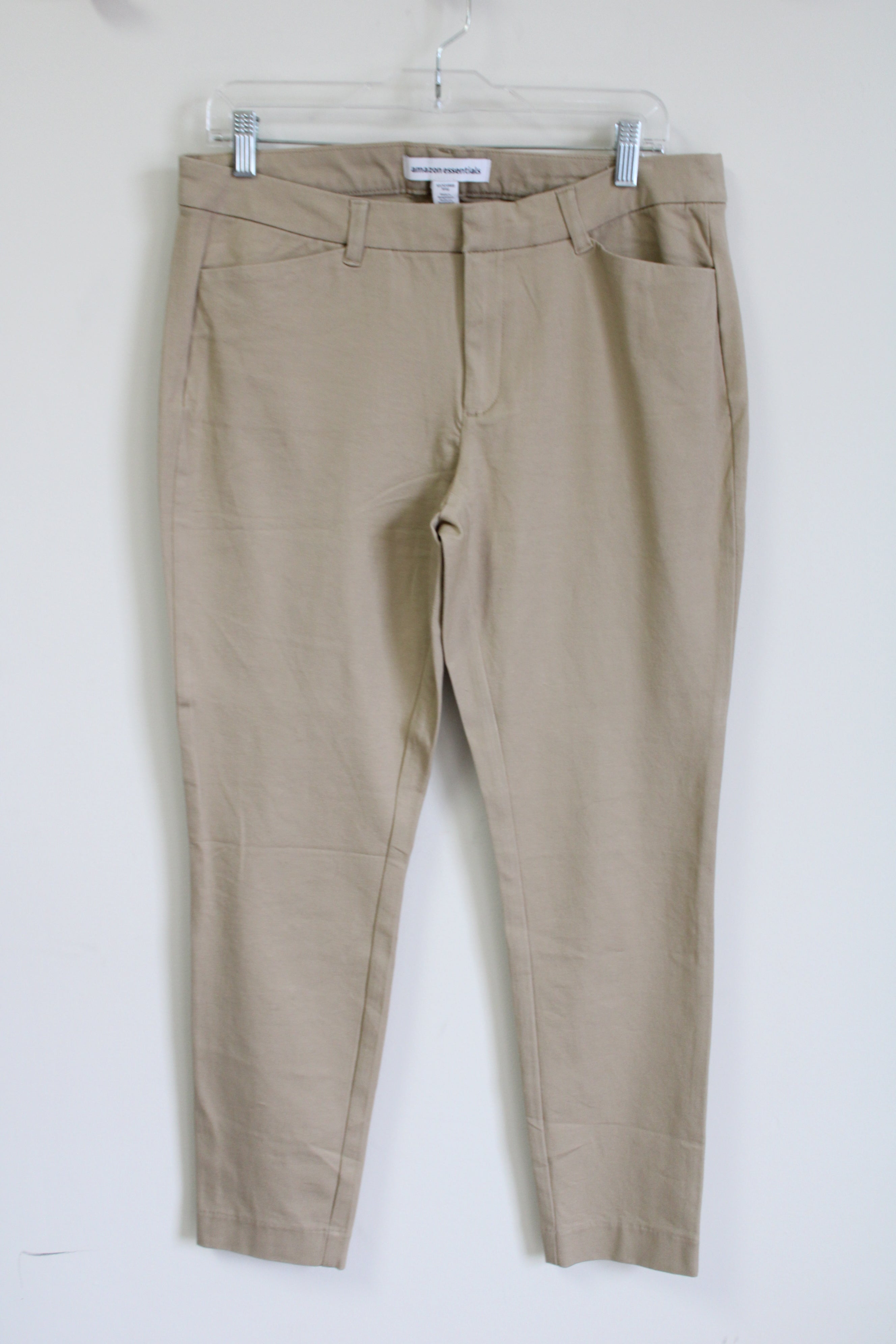 Amazon Essentials Tan Skinny Chino Pant | 12 Long