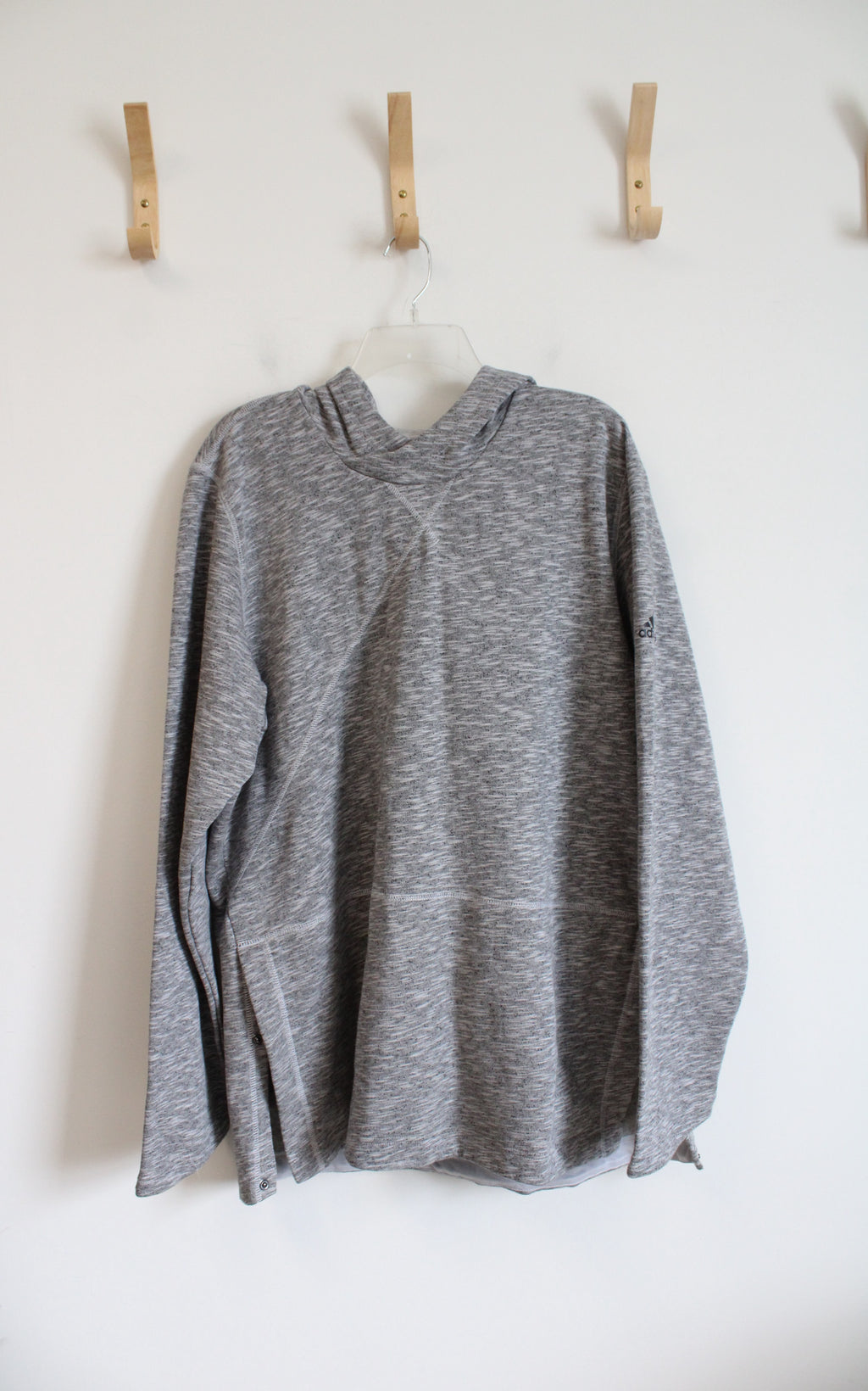 Adidas Gray Tunic Hoodie | XL