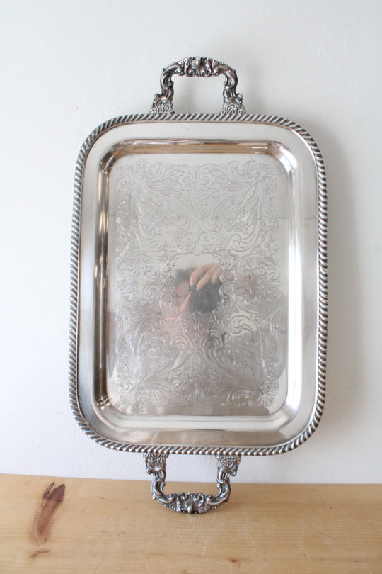 Sheridan Silverplated Large Serving Tray