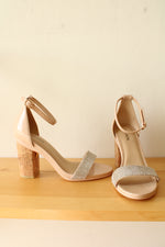Pashion Interchangeable Heel to Flat Haley Sandal with 3 Heel Sets | 7.5