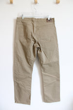 Wrangler Straight Fit Flex Tan Pants | 33X30