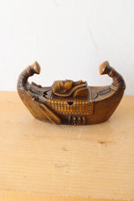 Egyptian Pharoah Boat Ashtray