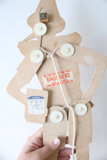 Dagobert Pinocchio Pull String Wooden Puppet