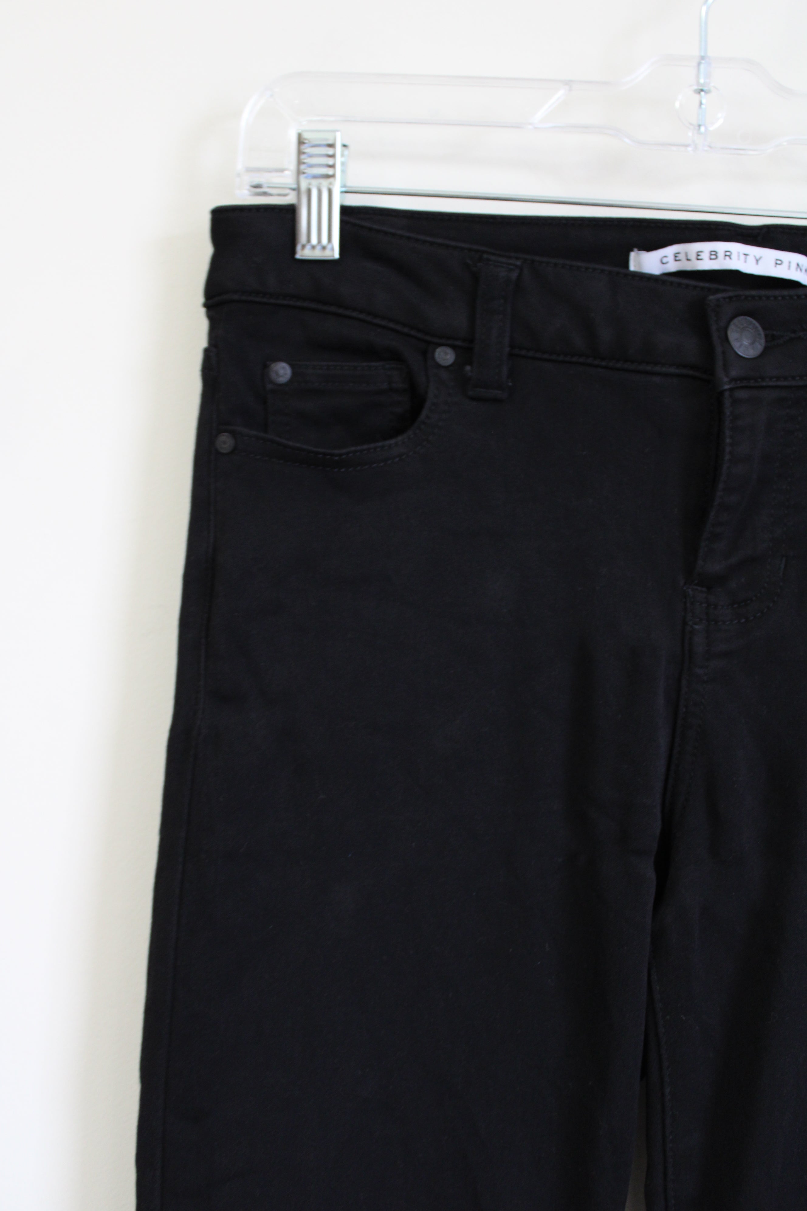 Celebrity Pink Mid Rise Skinny Black Jegging | 9/29
