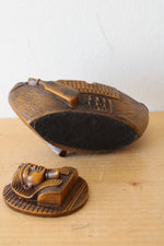 Egyptian Pharoah Boat Ashtray