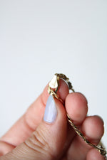 14K Yellow Gold Figaro Chain Bracelet
