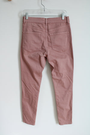 Express Skinny High Rise Pale Pink Jeans | 4