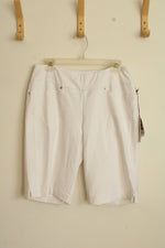 NEW Tail Activewear White UPF 50 Pull-on Shorts | 12