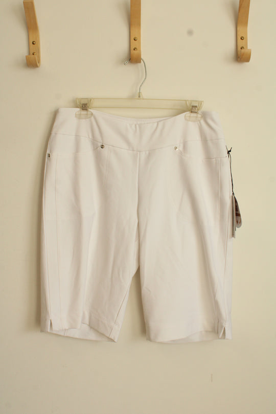 NEW Tail Activewear White UPF 50 Pull-on Shorts | 12
