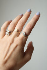 10K Yellow Gold CZ Ring | Size 6