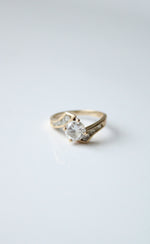 10K Yellow Gold CZ Ring | Size 6