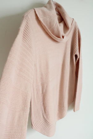 Dressbarn Soft Pink Turtleneck Sweater | XS