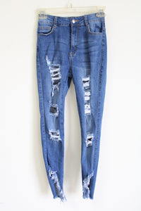 Fashion Nova Distressed Skinny Jeans | 3