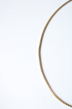 14K Yellow Gold Box Chain Necklace | 16"