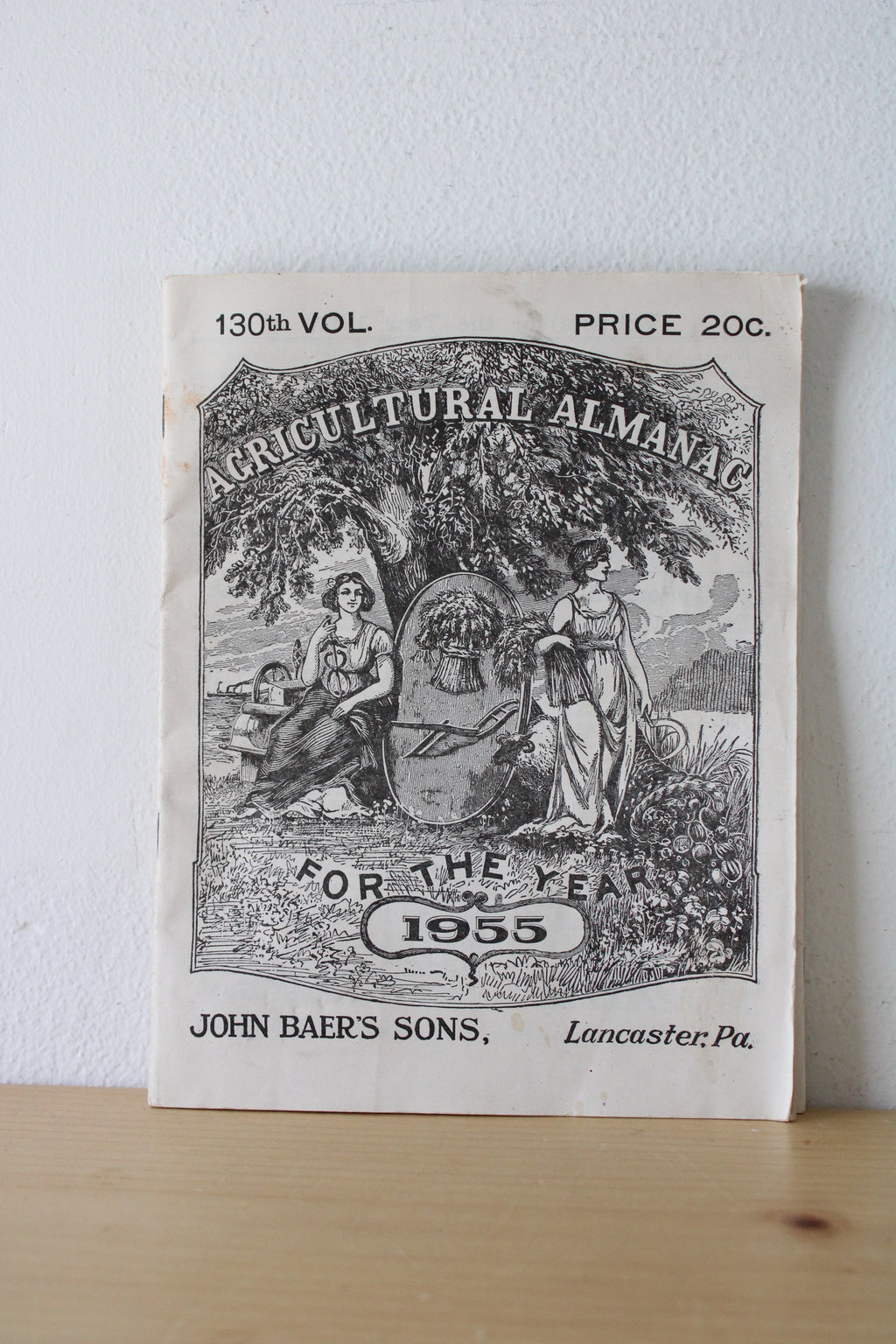 128th Volume Agricultural Almanac For The Year 1953 John Baer's Sons, Lancaster, PA