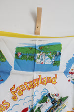 Vintage Fabulous Fantasyland Gettysburg, PA Satin Souvenir Scarf