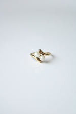 14K Yellow Gold Pearl Ring | Size 6