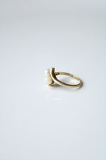 14K Yellow Gold Pearl Ring | Size 6