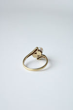 14K Yellow Gold Pearl Ring | Size 6