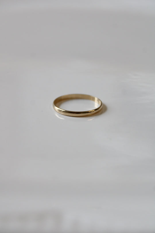 10K Yellow Gold Band Ring | Size 9