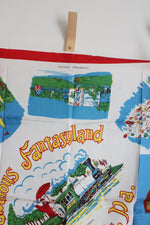 Vintage Fabulous Fantasyland Gettysburg, PA Satin Souvenir Scarf