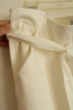 NEW New York and Company Winter White Wide Leg Belted Pants | XL