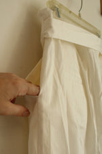 NEW New York and Company Winter White Wide Leg Belted Pants | XL