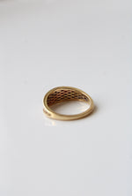 Tri-Tone 14K Gold Woven Ring | Size 7