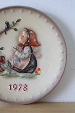 M.J. Hummel Goebel W. Germany 8th Annual Plate 1978