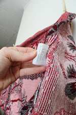 Boy Fishing Red Tapestry Blanket | 82X69"